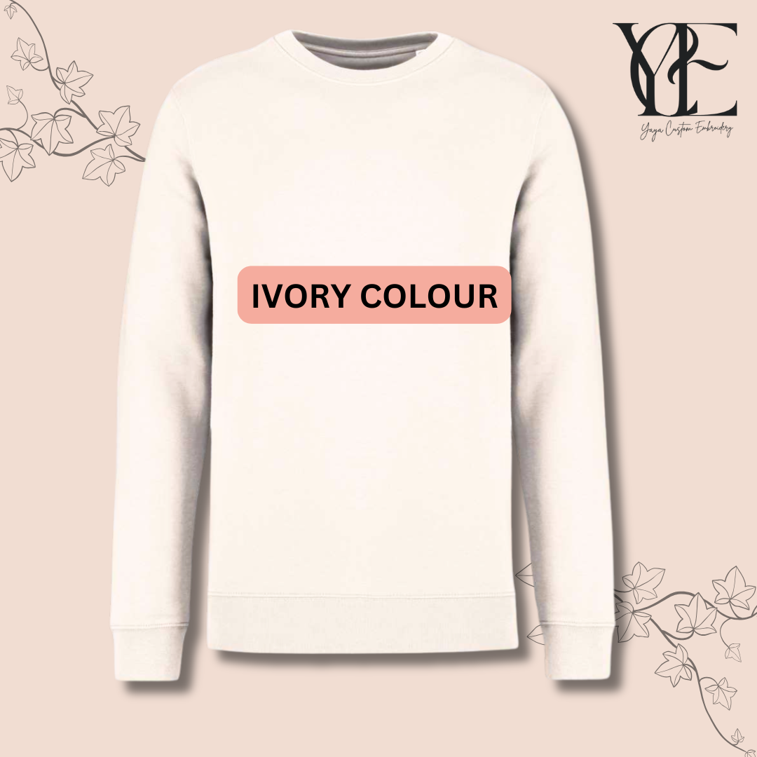 Besticktes Foto-Skizzen-Sweatshirt: Personalisierte tragbare Kunst