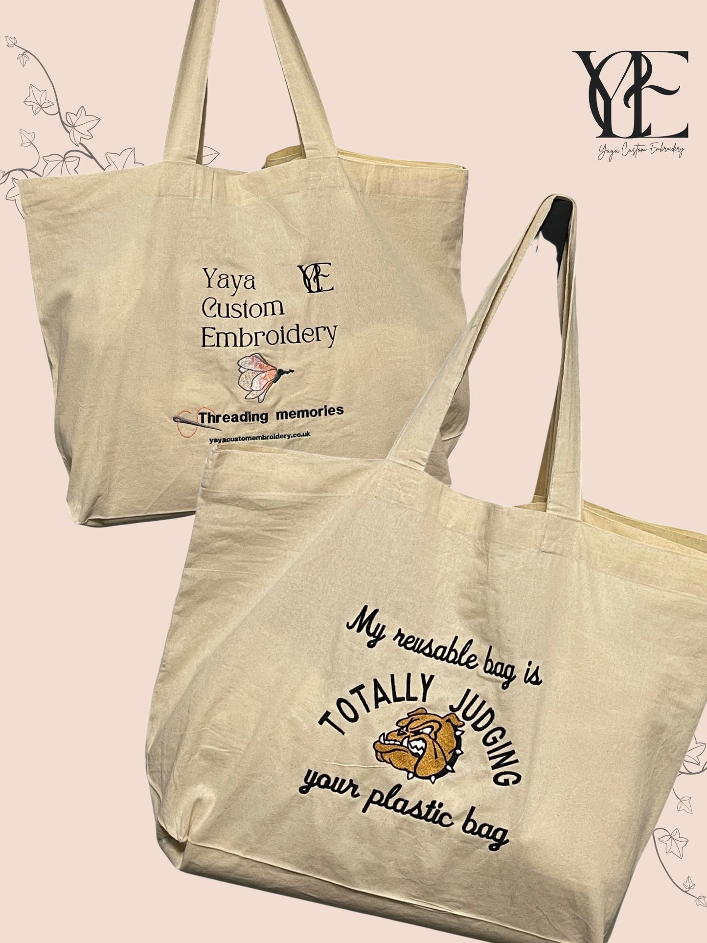 Oversized Tote Bag: My Reusable Bag is Totally Judging Your Plastic Bag