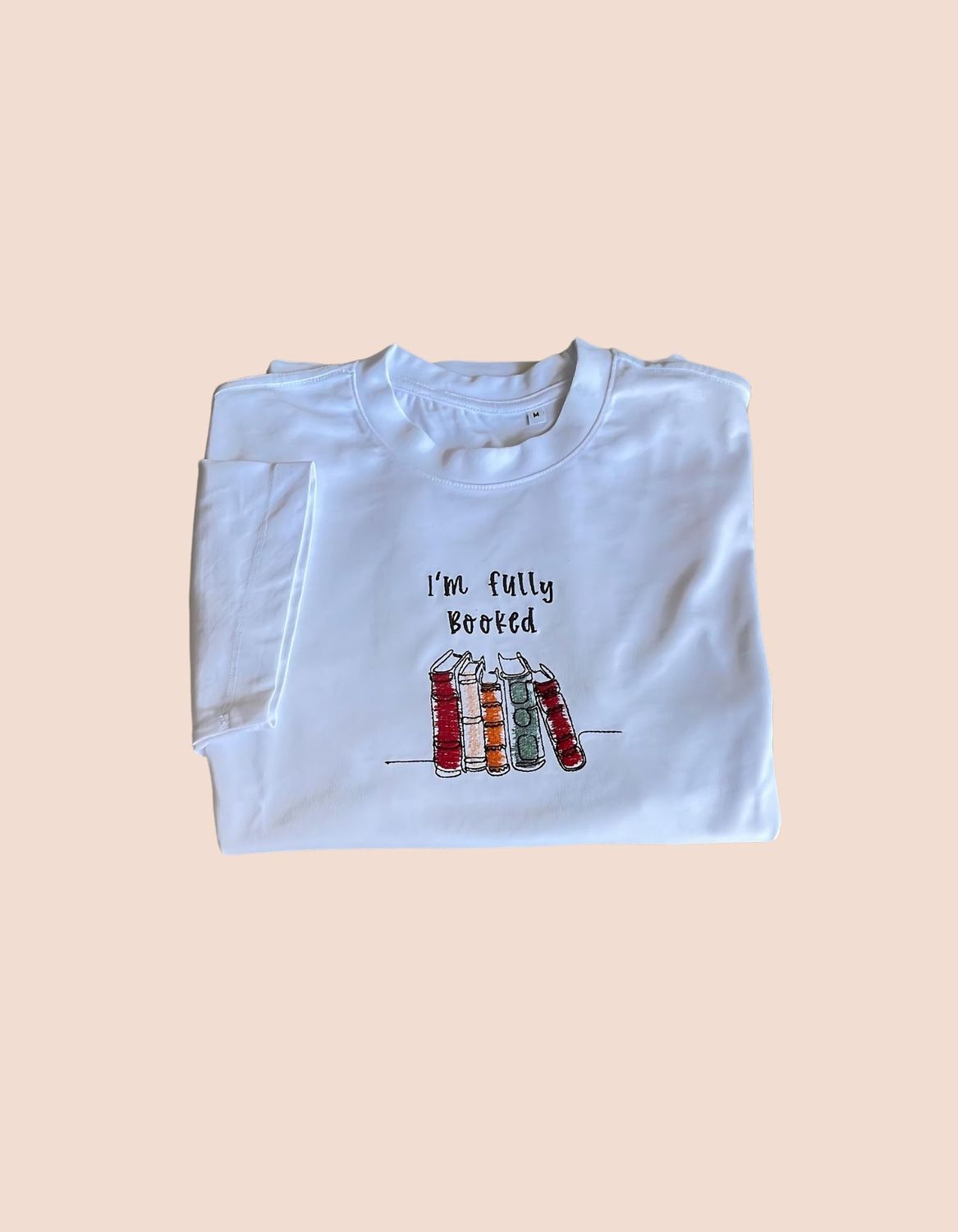 Kurzarm-T-Shirt „I’m Fully Booked“