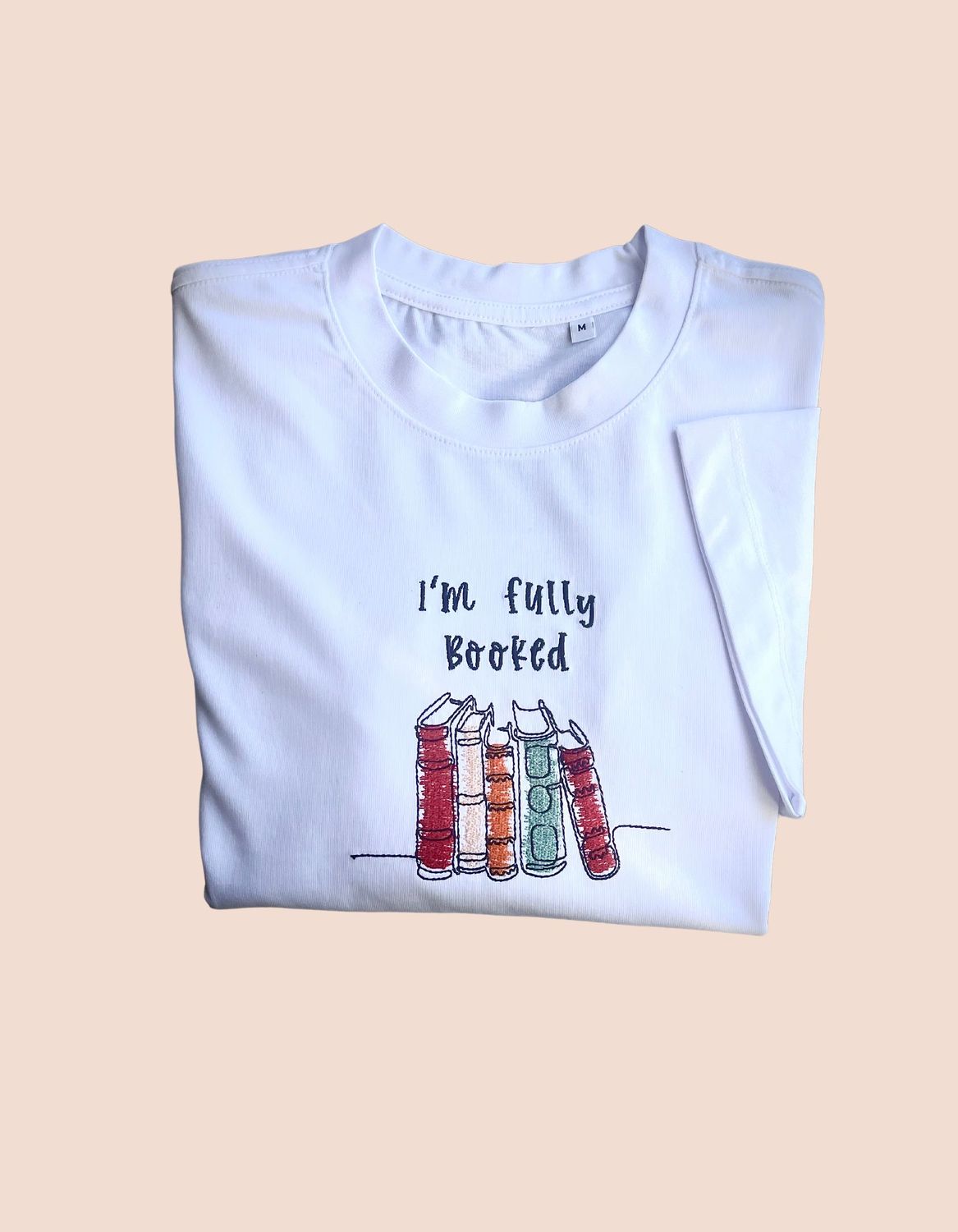 Kurzarm-T-Shirt „I’m Fully Booked“