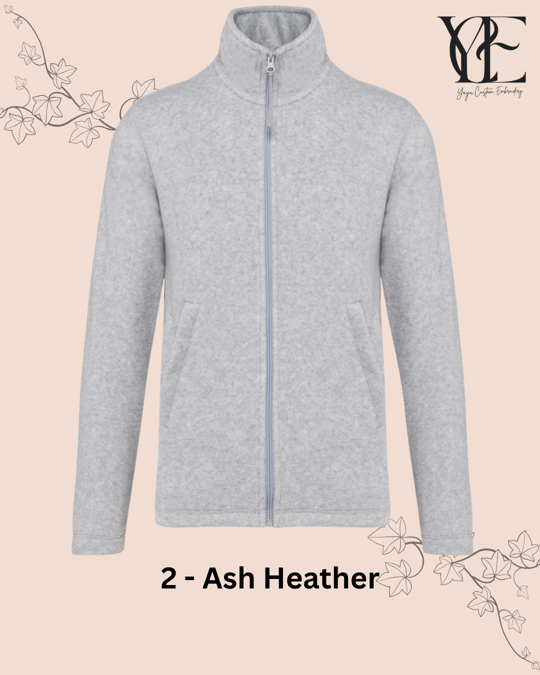Ash Heather Fleece jacket