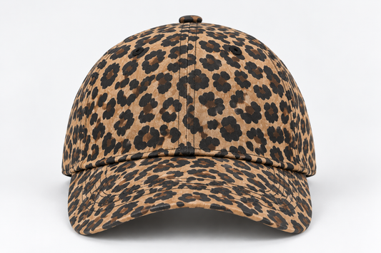 Beechfield Leopard Print 6 Panel Cap – Vintage Dad Cap