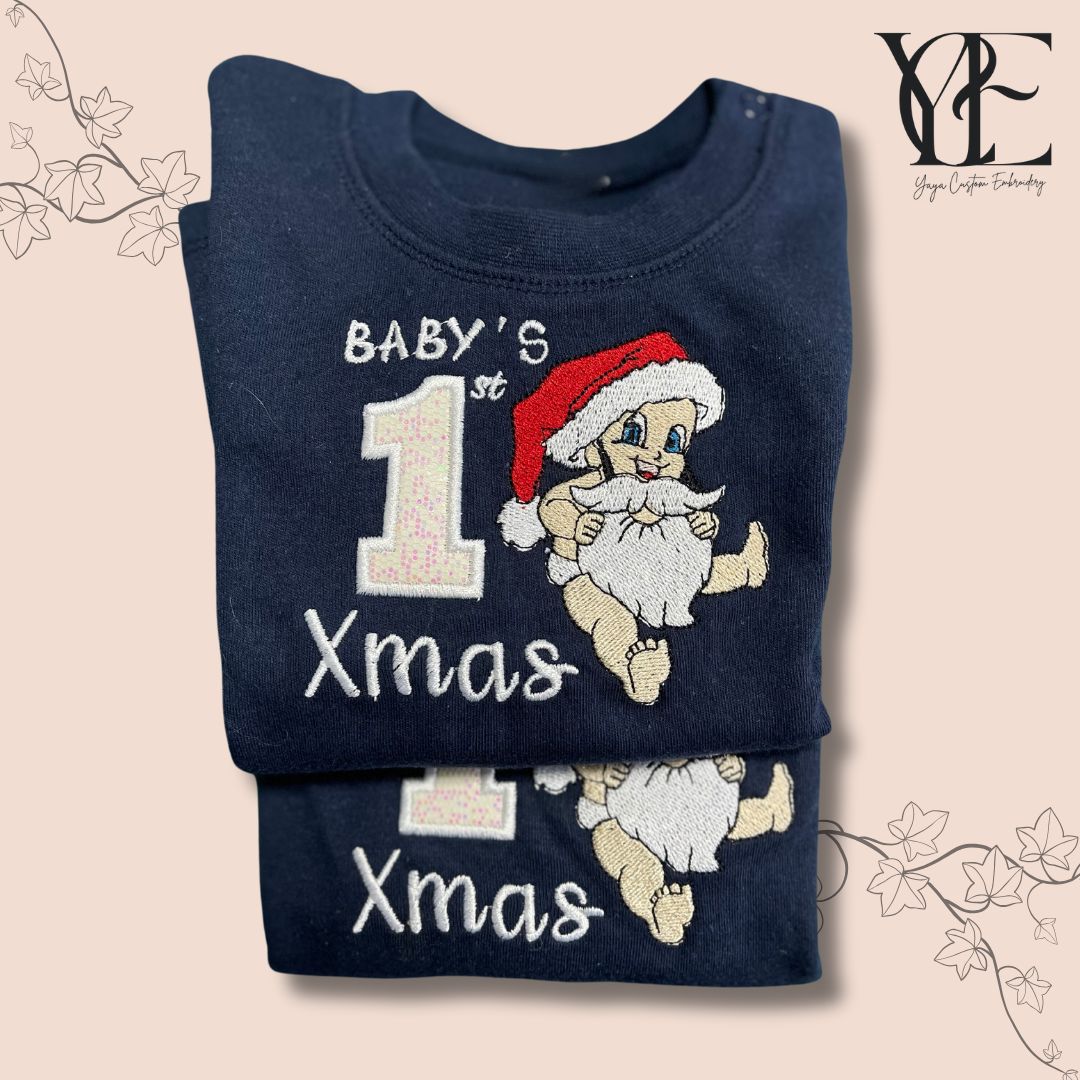 Baby's first Xmas T-shirt