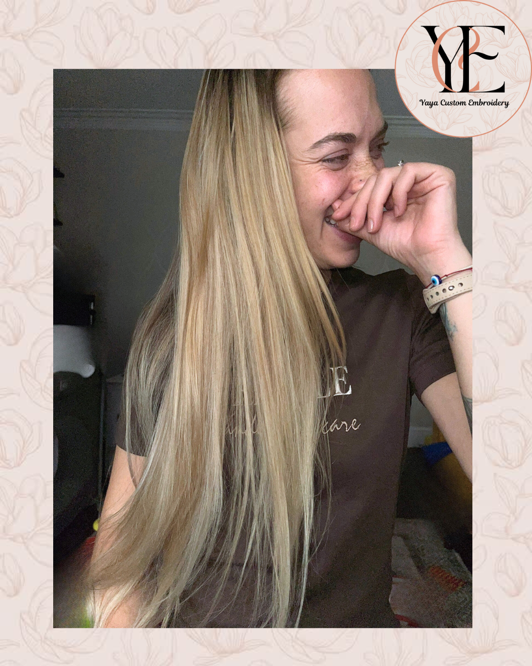 FRAGILE – Handle with Care Embroidered T-Shirt