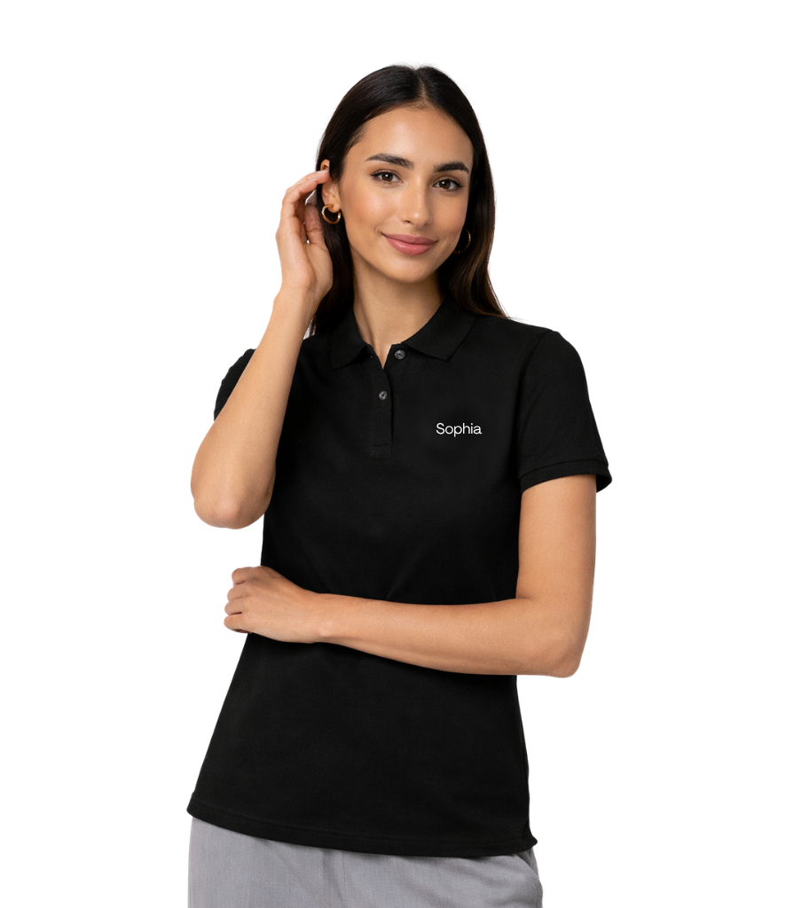 Personalised Rainbow Polo Shirt | Embroidered Polo Workwear