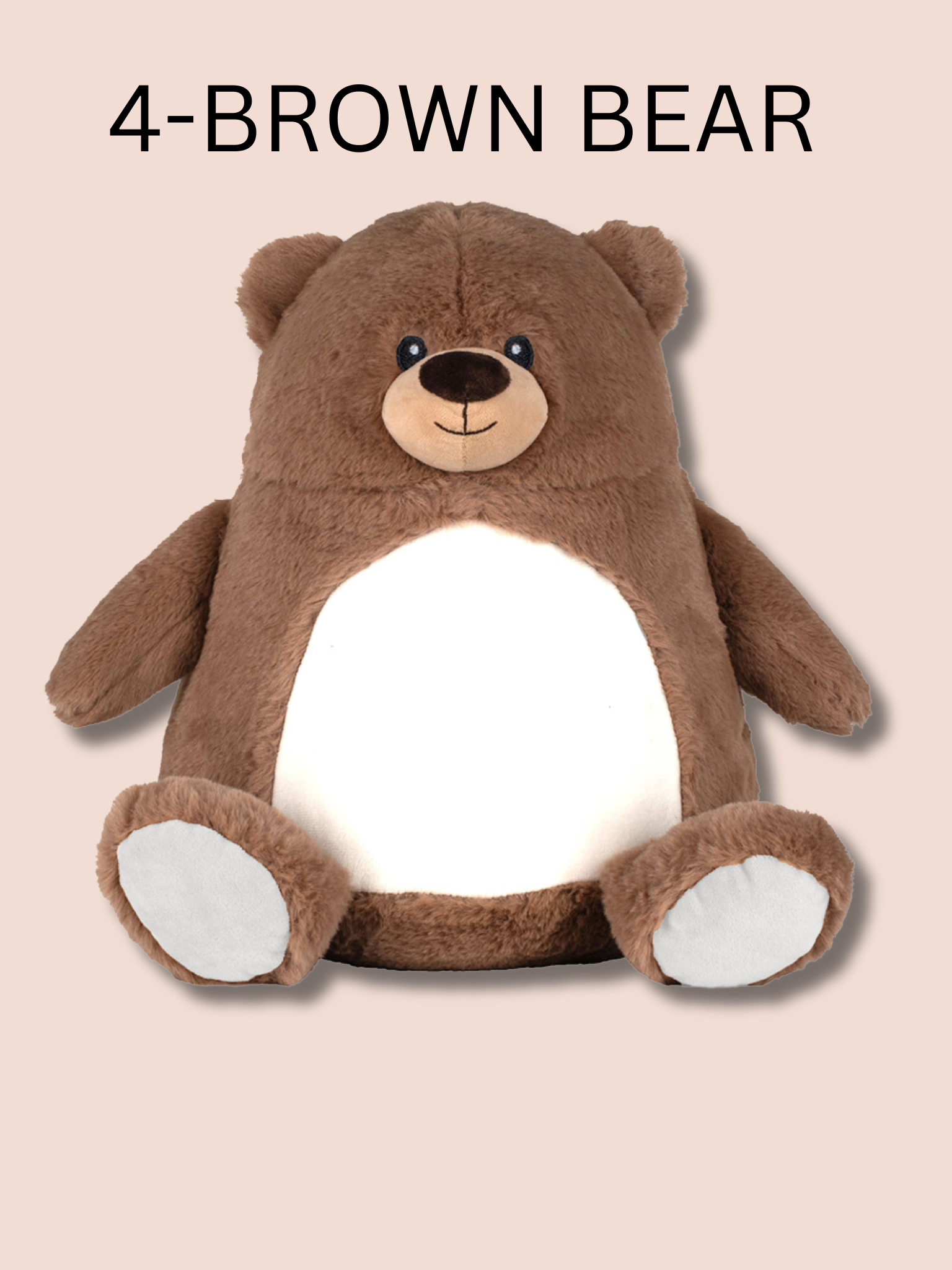 Brown bear soft toy. Option number 4