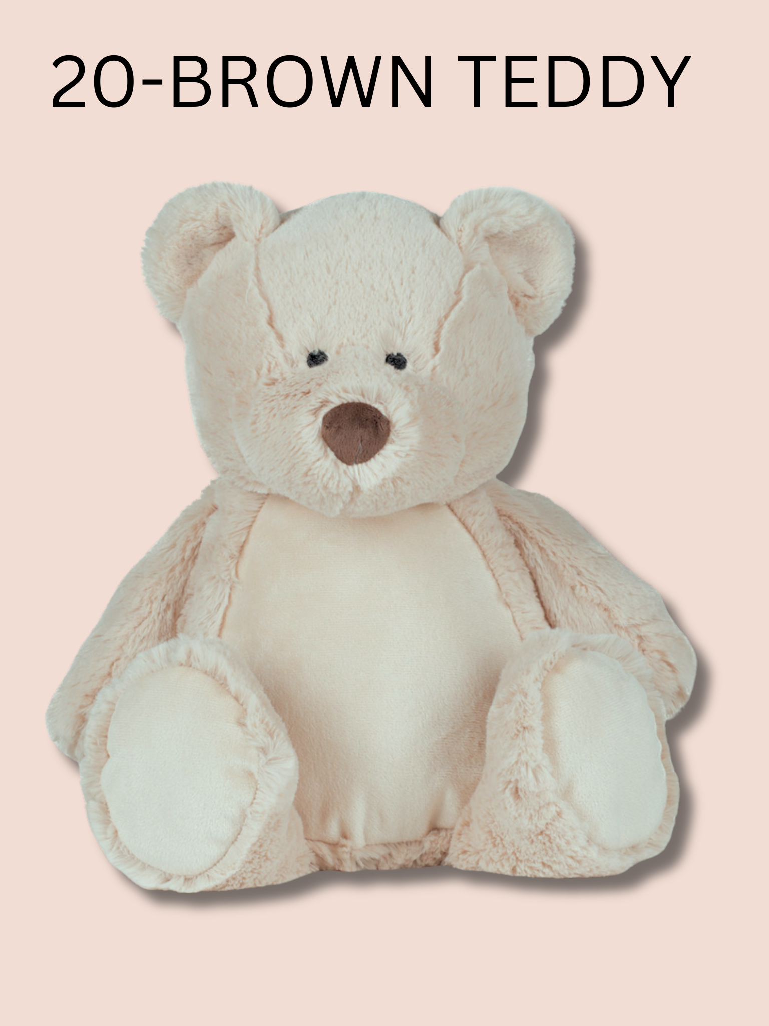 Brown teddy soft toy. Option number 20