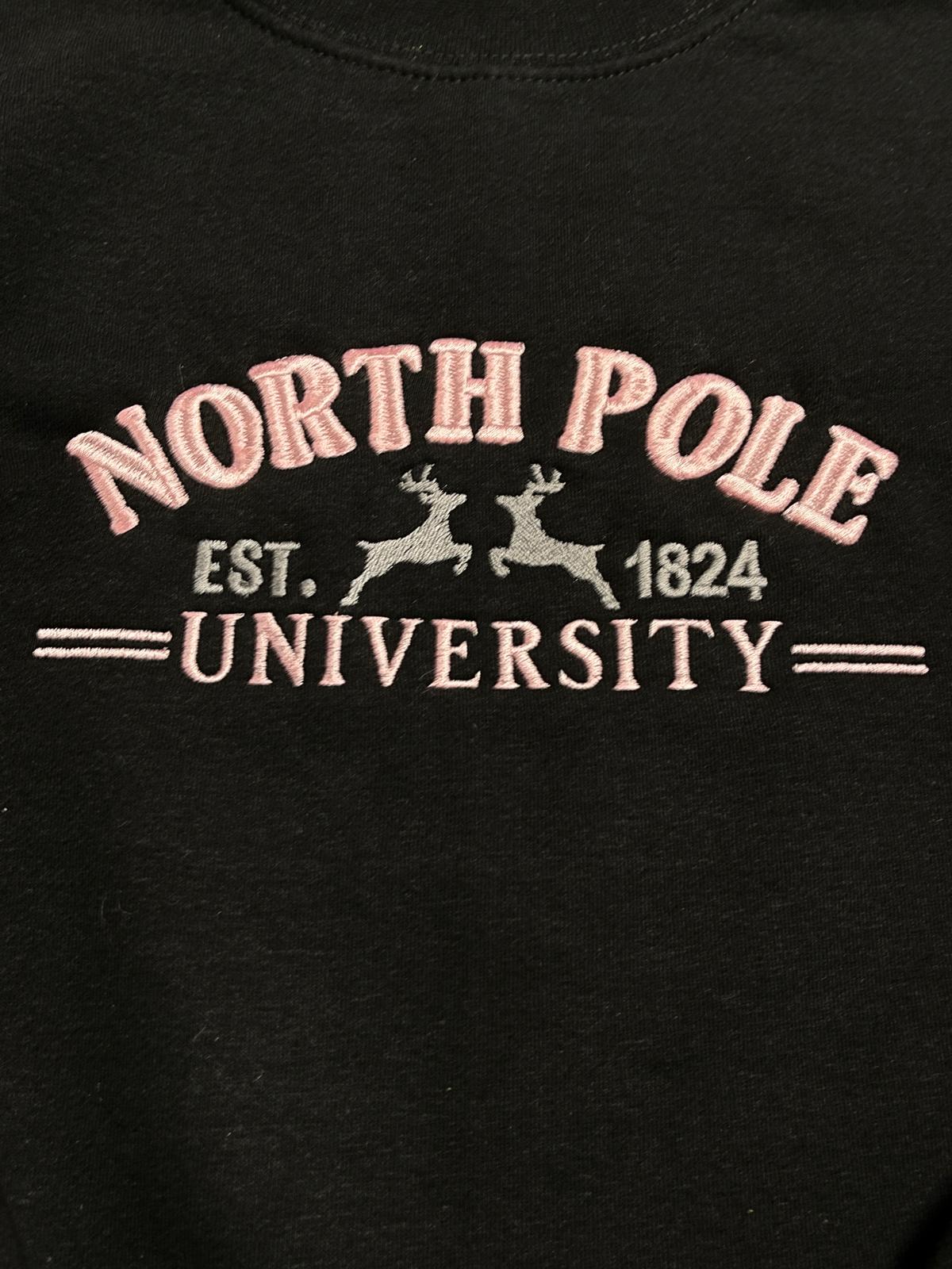 North Pole University Sweatshirt | Available in XS to 5XL