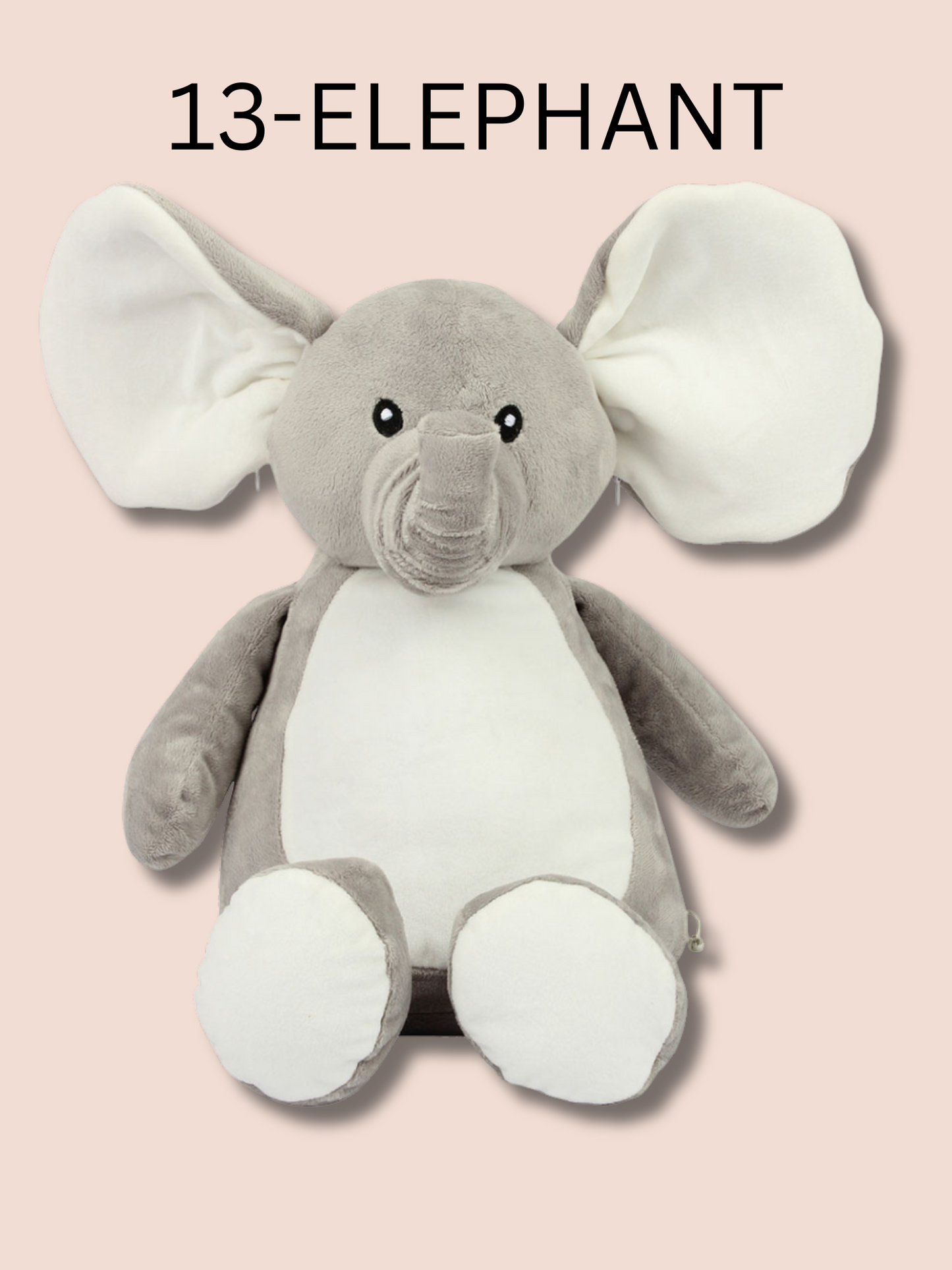 Elephant soft toy. Option number 13