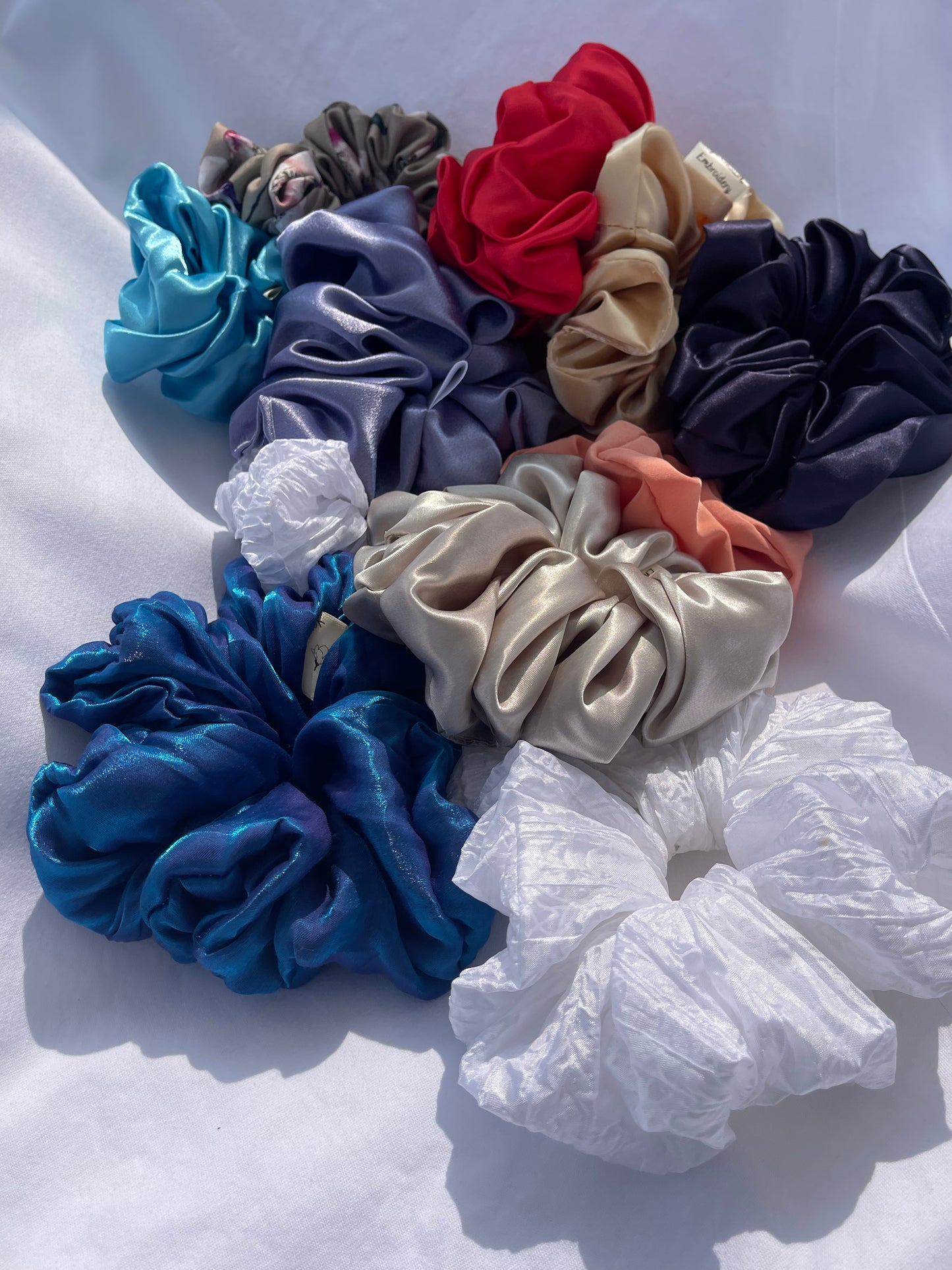 XL Oversized Satin Hair Scrunchie