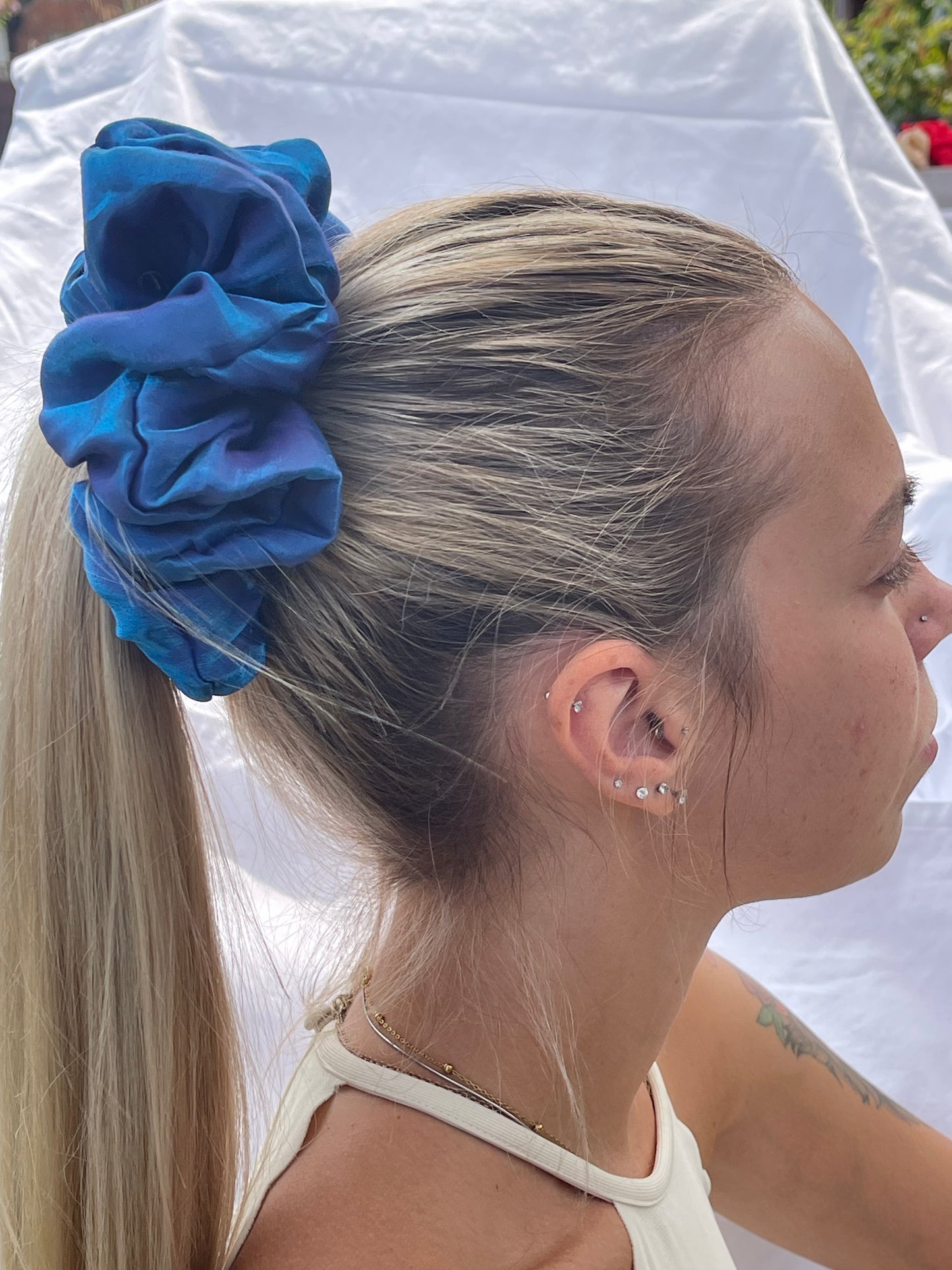XL Oversized Satin Hair Scrunchie