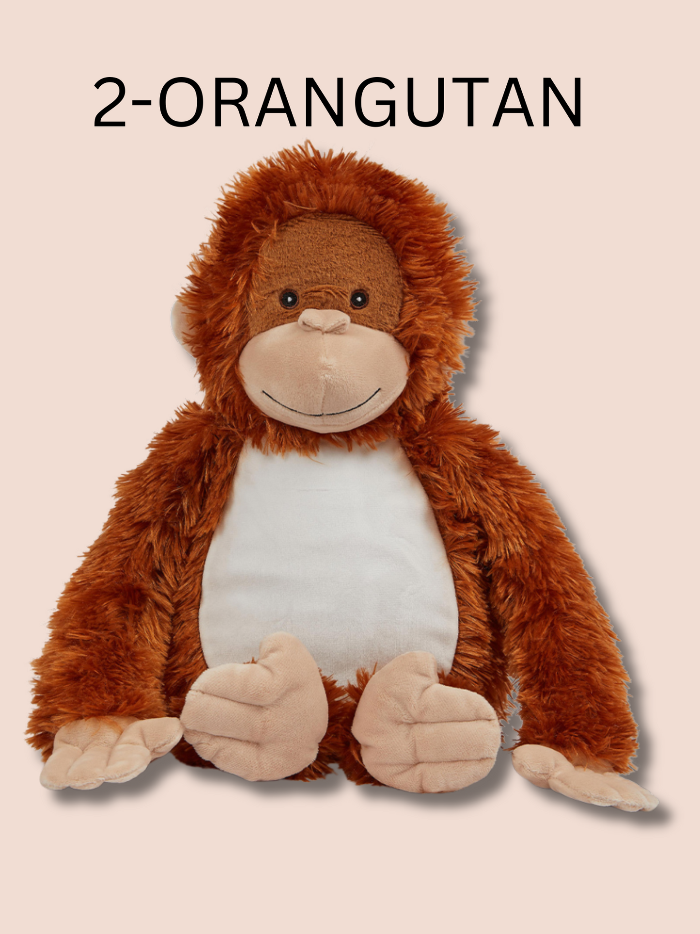 Orangutan soft toy. Option number 2