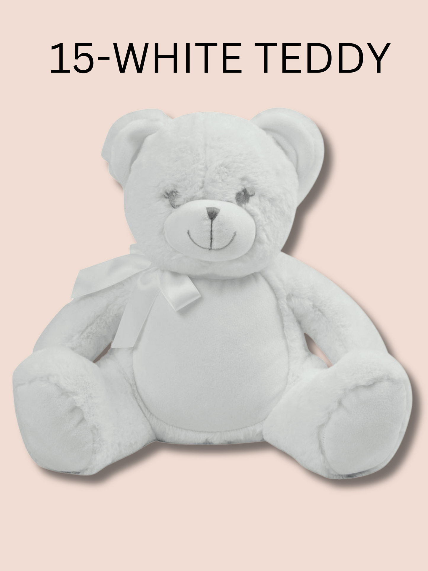 White teddy soft toy. Option number 15