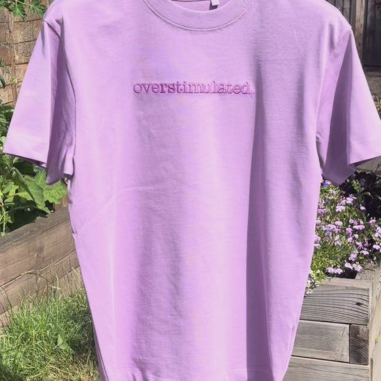 Overstimulated Embroidery Tee